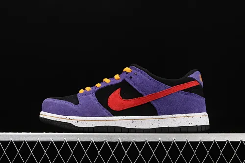 All categories Nk SB Dunk series Nk SB Dunk Low Low-top sneakers J version NK Dunk SB Low SP Grape Purple Retro low-top casual sports skateboard shoes BQ6817-008